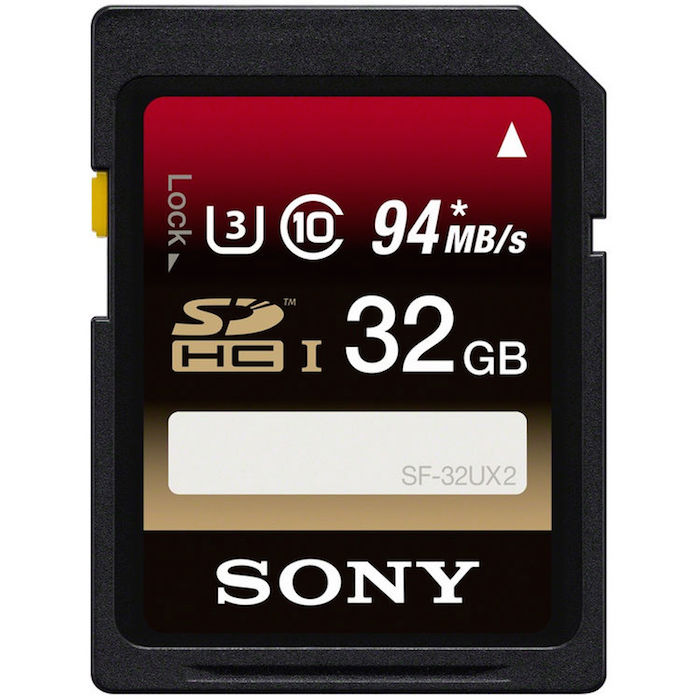 Sony 32GB SDHC U3 Memory Card