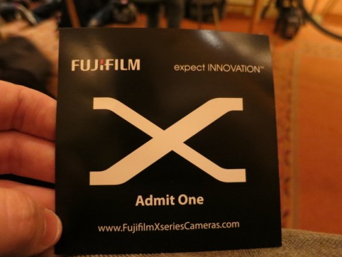 Fuji X-Series Press Event at CES 2012