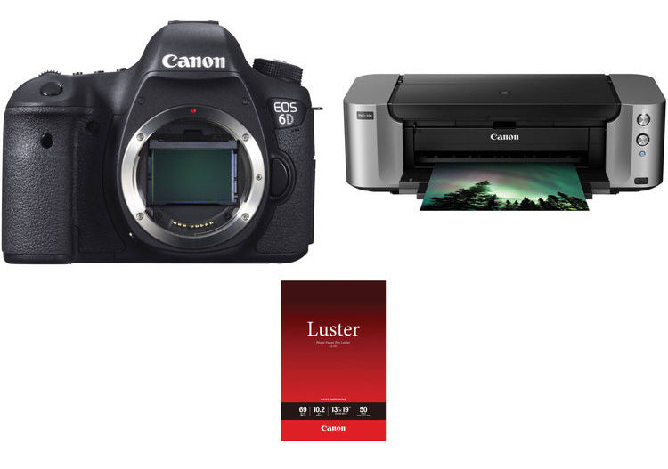 Deal Canon 6d W Pixma Pro 100 Printer For 958 Photography Bay